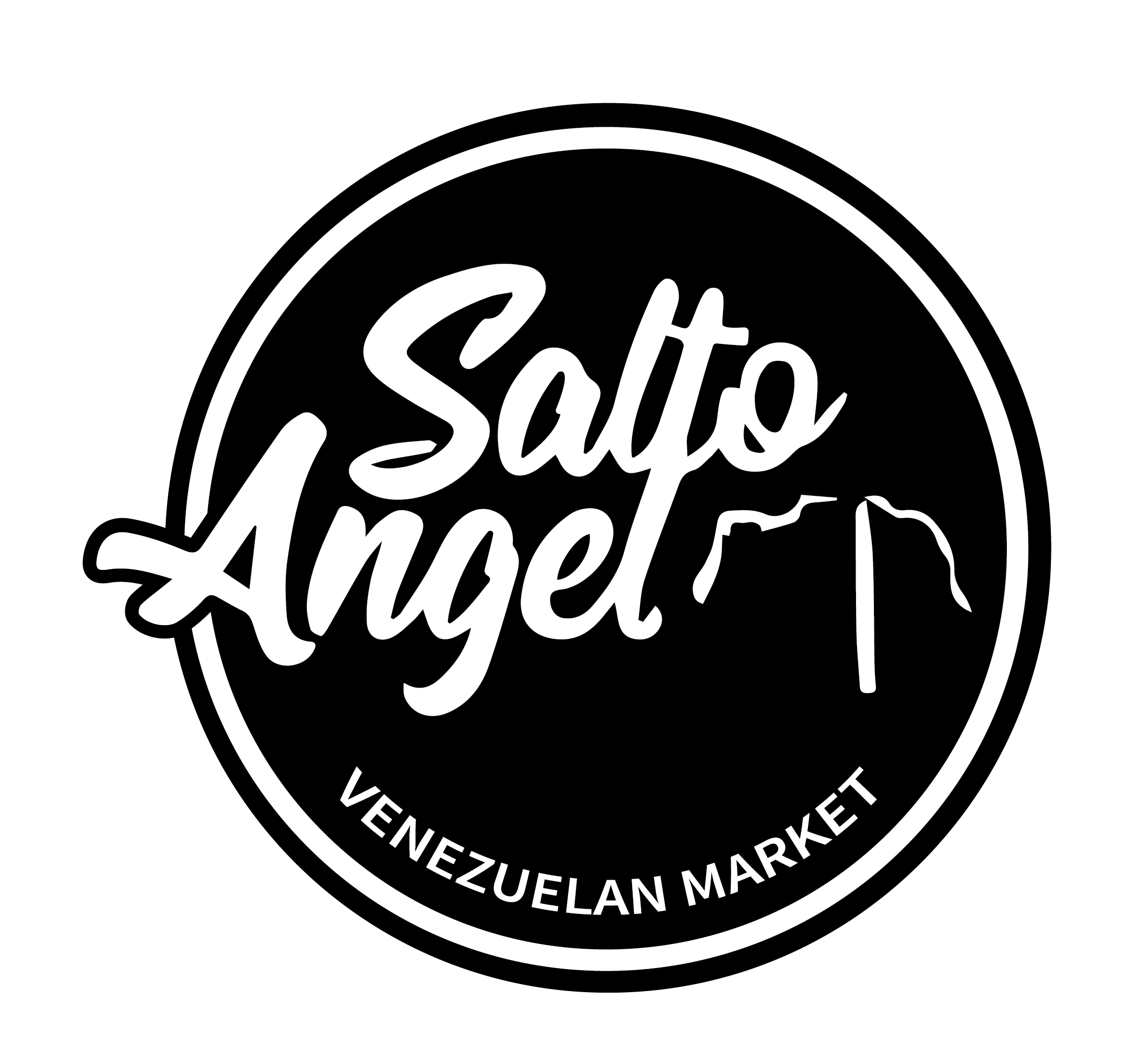 Logo Salto Ángel (B&N)